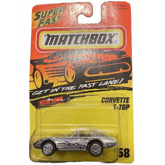 Match Other - Matchbox 1996 Corvette T-Top Super Fast #58 of 75 1:64